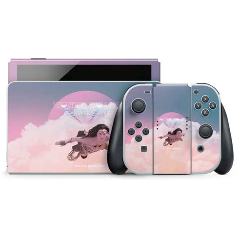 Wonder Woman 1984 (2020) Flying Pose Nintendo Switch OLED (2021) Skin